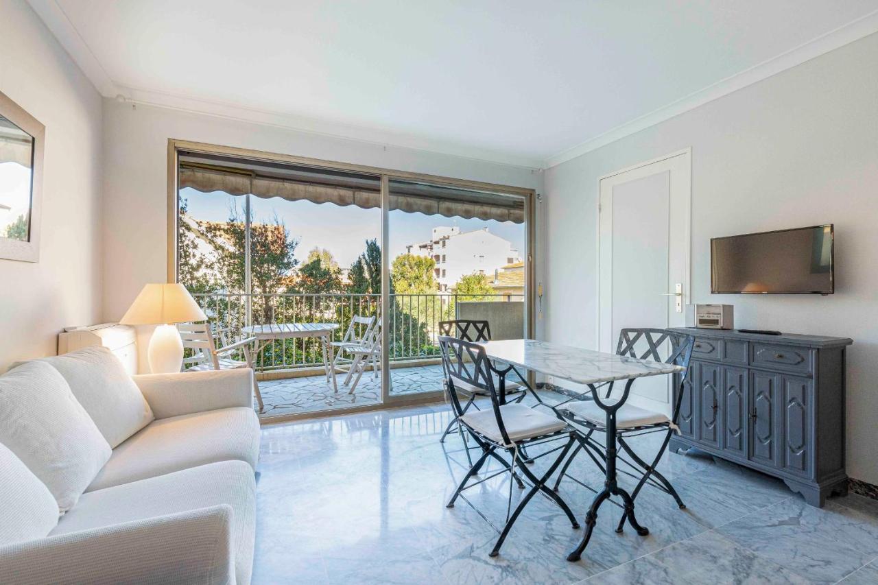 Chez J-P - 100M Beach 2-4Pers Terrace Sea View Pool Garage Антіб Екстер'єр фото